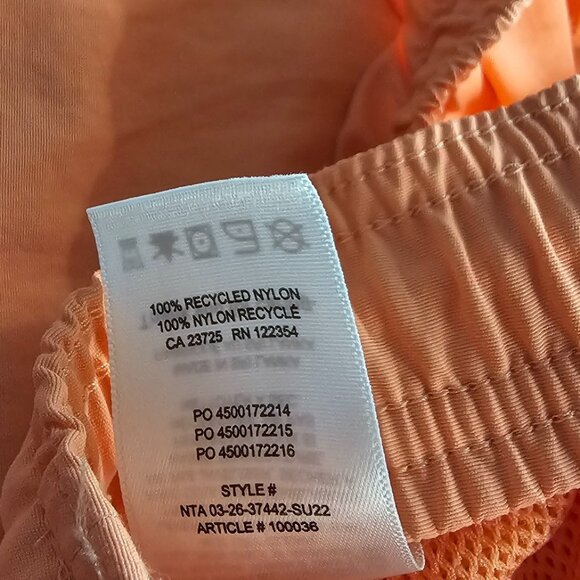 Aritzia TNA Big Easy 7" Short, Water Repellent Track Short, Strawberry Sorbet,S - Picture 7 of 9